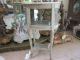 Antique French Carved Paint Wood/marble Side Lamp Table Nightstand/plant Stand 1900-1950 photo 4
