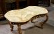 55328 - 3 : Italian Baroque Style Carved Onyx Top Coffee / End Table 1900-1950 photo 4