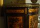 French China Cabinet Console Table Marble Top Hand Painted Scenes 1900-1950 photo 2