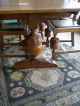 English Oak Carved Pub Table With Matching Chairs,  Ca 1920 ' S Inv 9697b 1900-1950 photo 1