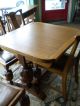 English Oak Carved Pub Table With Matching Chairs,  Ca 1920 ' S Inv 9697b 1900-1950 photo 4