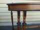 51008 Antique Walnut Library Sofa Table Stand 1900-1950 photo 3