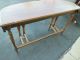 51008 Antique Walnut Library Sofa Table Stand 1900-1950 photo 7
