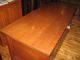 Large Counter Table Storage 2 Drawer Work Table Oak 1900-1950 photo 2