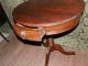 Sweet Little Antique Mahogany Drum Table W/drawer Great Dark Natural Patina 1900-1950 photo 3