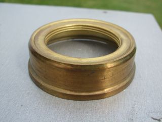 Duplex Brass Collar For An Oil Lamp Font photo