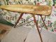 Wonderful Antique Wooden Ironing Board (trenton,  Nj) 1900-1950 photo 1