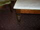 Cherry Marble Top Coffee Table 1900-1950 photo 1