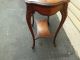 50482 Antique Inlaid French Turtle Top Table With Shelf 1900-1950 photo 9