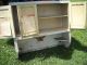 Old Antique Primitive Shabby Hoosier Cupboard Chippy 1900-1950 photo 4