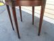 50343 Antique Mahogany Flip Top Game Table Stand 1900-1950 photo 9