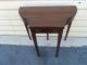 50343 Antique Mahogany Flip Top Game Table Stand 1900-1950 photo 1