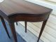 50343 Antique Mahogany Flip Top Game Table Stand 1900-1950 photo 6