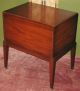 Vintage Rare Mahogany Hepplewhite Style Nesting Tables Set 4 Drawer Cabinet 1900-1950 photo 2