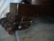 Collectors Antique Mahogany Table / Parlor 1900 ' S - 1950 ' S Steel Wheels 1900-1950 photo 5