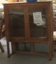 Antique Cabinet Cupboard Wood Glass Pie Safe Pine Jelly 1900-1950 photo 10