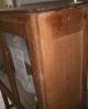 Antique Cabinet Cupboard Wood Glass Pie Safe Pine Jelly 1900-1950 photo 3