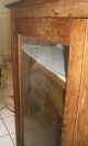 Antique Cabinet Cupboard Wood Glass Pie Safe Pine Jelly 1900-1950 photo 5