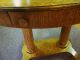 Antique Oak Table Library Oval Refinished 36 