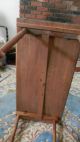 Antique Folding Sewing Table With One Yard 36 In.  Ruler Still On Top - Also Signed 1900-1950 photo 2