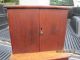 Childs Step Back Cupboard With Etched Doors 1900-1950 photo 1