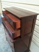 49993 Cherry Bachelor Chest Dresser With Desk Post-1950 photo 5