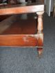 1940 - 1950 Antique Leather Top With Gold Leaf Embossed Coffee Table 1900-1950 photo 4