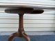49910 Solid Mahogany Large Tilt Top Table Stand Quality 1900-1950 photo 2
