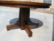 American Quartersawn Oak Mission/arts & Crafts Dining Table 1900-1950 photo 2