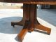 American Quartersawn Oak Mission/arts & Crafts Dining Table 1900-1950 photo 3