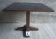 10 Vintage Inlayed Solid Oak Table W/original Finish 1900-1950 photo 3