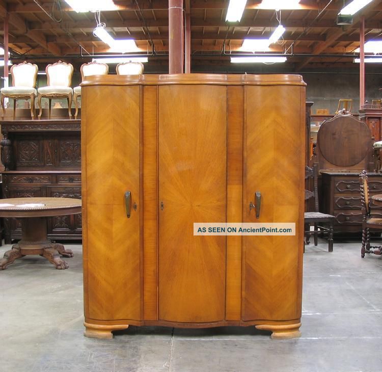 55208 : Oak French Deco Armoire 1900-1950 photo