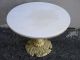 Small Italian Marble Top Round Center Table 1501 1900-1950 photo 1