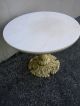 Small Italian Marble Top Round Center Table 1501 1900-1950 photo 2