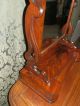 Best Antique Flame Mahogany Dresser Top Free Standing Mirror W/drawer 1900-1950 photo 2