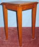 Oak Plant Stand Lamp Table Display Stool Square Top 1900-1950 photo 3