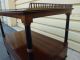 50321 Beacon Hill Mahogany Leather Top Lamp Table Stand 1900-1950 photo 5
