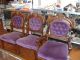 Antique Victorian Arm Chair & Two Parlor Chairs (3) Chairs Total 1800-1899 photo 2