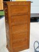 Globe Quartersawn Oak 4 Drawer File Cabinet 1900-1950 photo 1