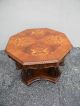Victorian Heavy Carved Inlaid Side Table 2382 1900-1950 photo 1