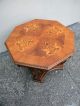 Victorian Heavy Carved Inlaid Side Table 2382 1900-1950 photo 3