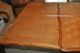 Antique French Country Dining Room Oak Parquet Table And 6 Chairs Rush Seats 1900-1950 photo 8