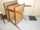1960 Imperial Danish Modern Solid Table Mid Century Retro With Drawer Mag.  Rack 1900-1950 photo 10