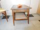 1960 Imperial Danish Modern Solid Table Mid Century Retro With Drawer Mag.  Rack 1900-1950 photo 1
