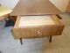 1960 Imperial Danish Modern Solid Table Mid Century Retro With Drawer Mag.  Rack 1900-1950 photo 7
