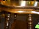 Antique Oak Table Stand Solid 1/4 Sawn Oak Parlor,  Lamp Table Refinished Usa 1900-1950 photo 4