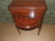 Wonderful Antique Sewing Stand W/rotating Spool Drawer And Marquetry Detail 1900-1950 photo 1