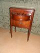 Wonderful Antique Sewing Stand W/rotating Spool Drawer And Marquetry Detail 1900-1950 photo 7