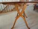 Solid Birds - Eye Maple Folding Game Table 1900-1950 photo 4