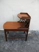 1940 ' S Mahogany Side/night Table With A Drawer 1900-1950 photo 3